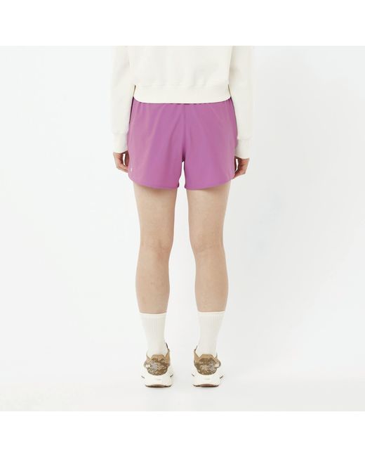 Salomon Purple Shakeout Core 4 Running Shorts