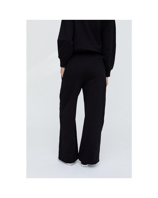Raffya Black Marmalade Embroidered Wide Leg Trouser