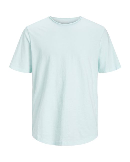 Jack & Jones White And Crew Neck Regular Fit T-Shirt for men