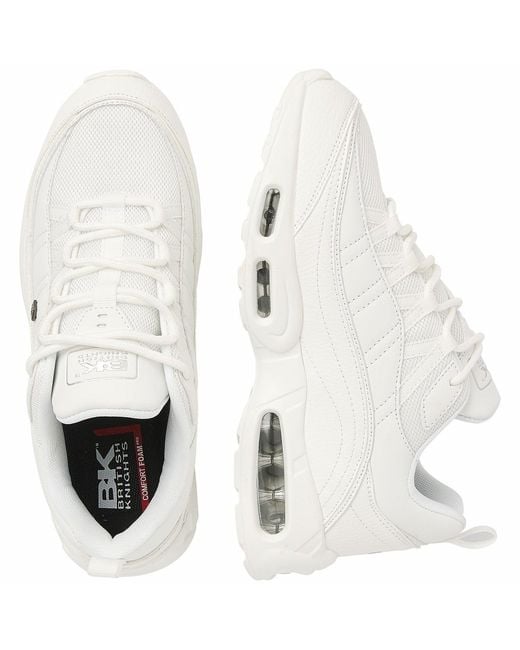 British Knights White Rise Trainers for men