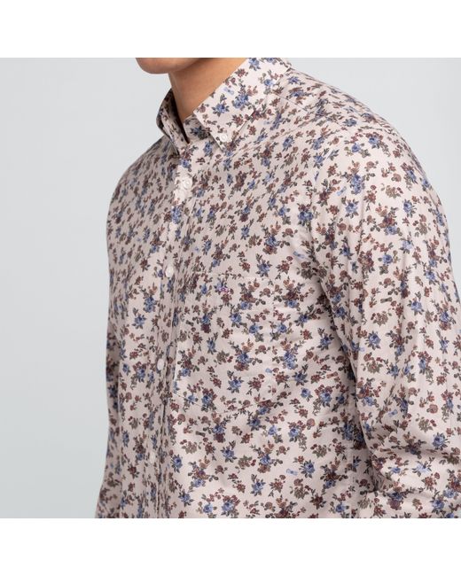 Eden Park Multicolor Pima Cotton Shirt Exclusive Print for men