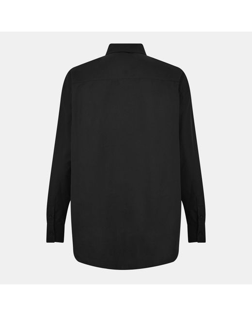 Off-White c/o Virgil Abloh Black Grf Cp Button-Front Oversize Overshirt for men