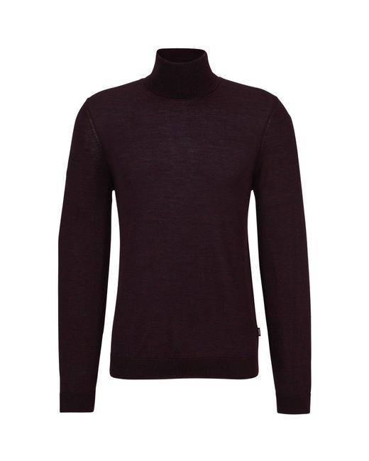 Boss Purple Musso P Crew Sweatshirt for men
