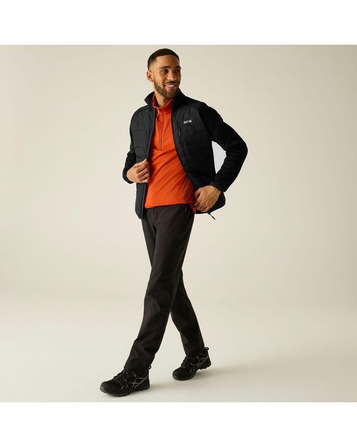 Regatta Black Cyrus Hybrid Insulated Jacket for men