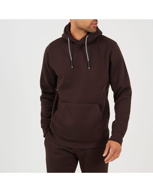 Brave Soul Brown Hoodie And Matching Joggers Set for men