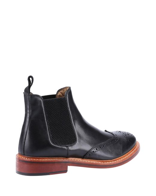 Cotswold Blue Siddington Leather Goodyear Welt Boot for men