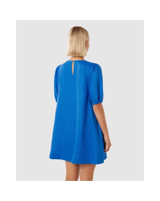 Forever New Blue Millie V Neck Swing Dress
