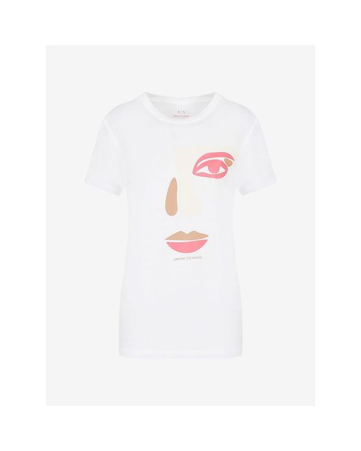 ARMANI EXCHANGE White T-Shirt