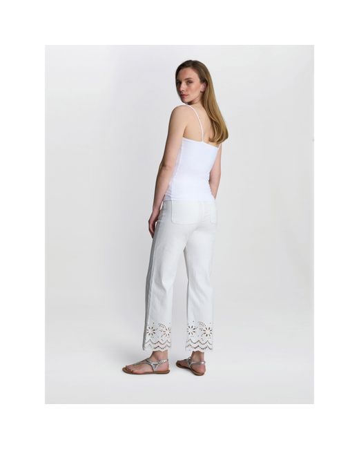 Gina Bacconi White Bibi Bra Shelf Vest