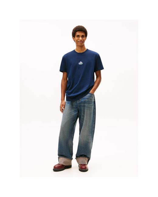 Tommy Hilfiger Blue Peaks Short Sleeve T-Shirt for men