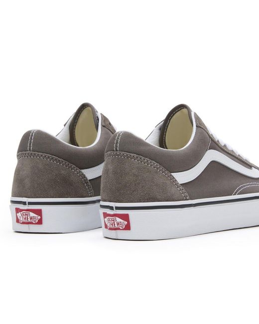 Vans Gray Old Skool Canvas Low Top for men