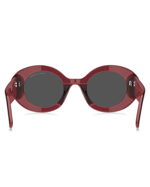 Marc Jacobs Red Round Sunglasses