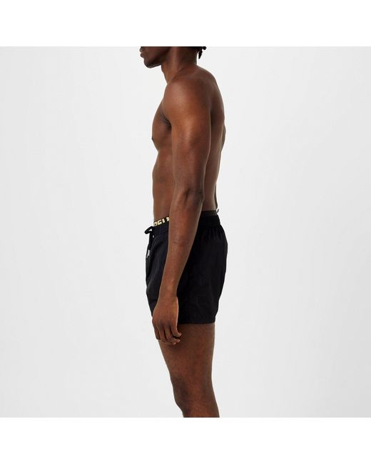 DSquared² Black Logo Swim Shorts for men