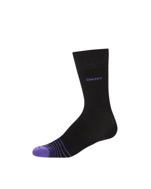 DKNY Black 6 Pack Socks Ross for men
