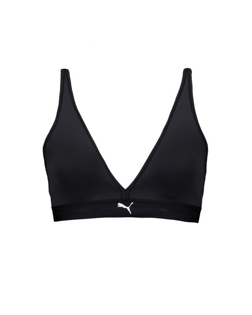PUMA Black Padded Triangle Low Impact Sports Bra