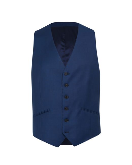 Simon Carter Blue Shark Waistcoat for men