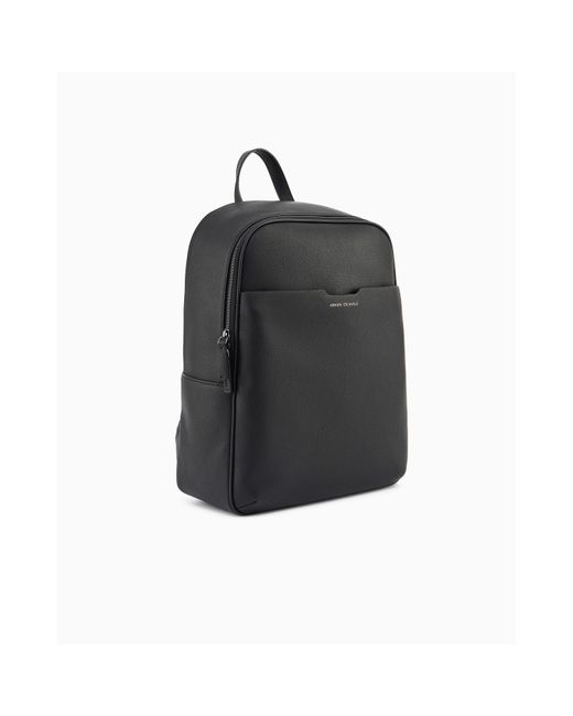 ARMANI EXCHANGE Black Backpack for men