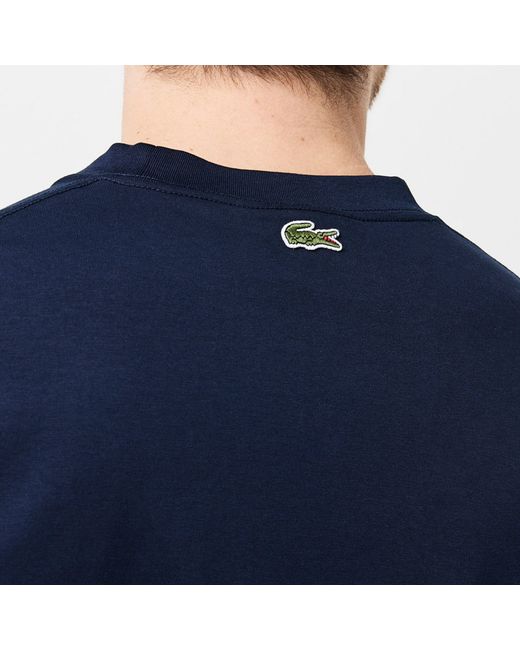 Lacoste Blue Big Logo T-Shirt for men