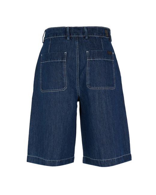 7 For All Mankind Blue Chino Shorts for men