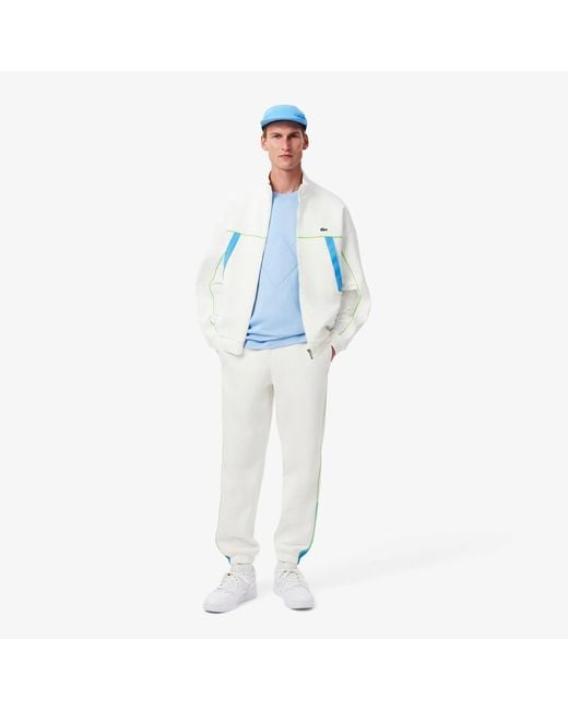 Lacoste Blue Regular Fit Piqué Sweatpants for men