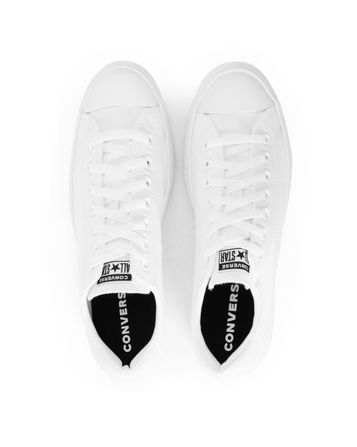 Converse White Canvas Trainers for men