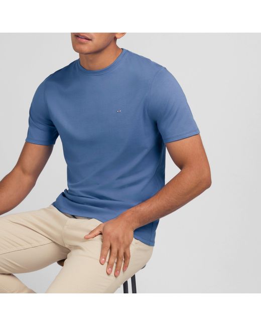 Eden Park Blue Short-Sleeved T-Shirt for men
