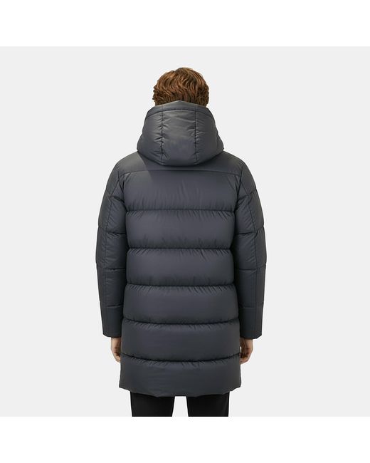 Jack Wills Blue Hooded Long Puffer Jacket for men