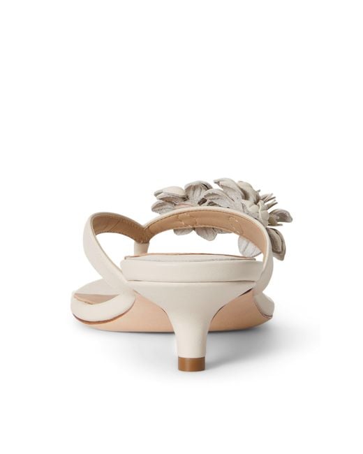 Ralph Lauren Natural Heeled Mules