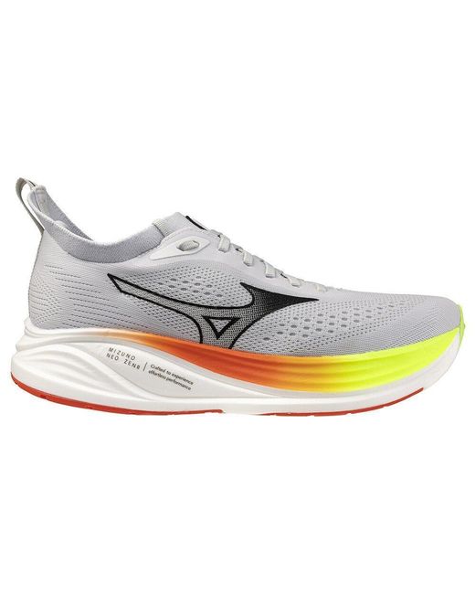 Mizuno White Neo Zen 2 Road Running Shoes for men