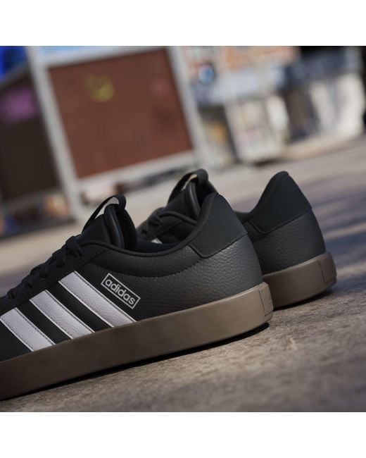 Adidas Black Vl Court 3.0 Shoes for men