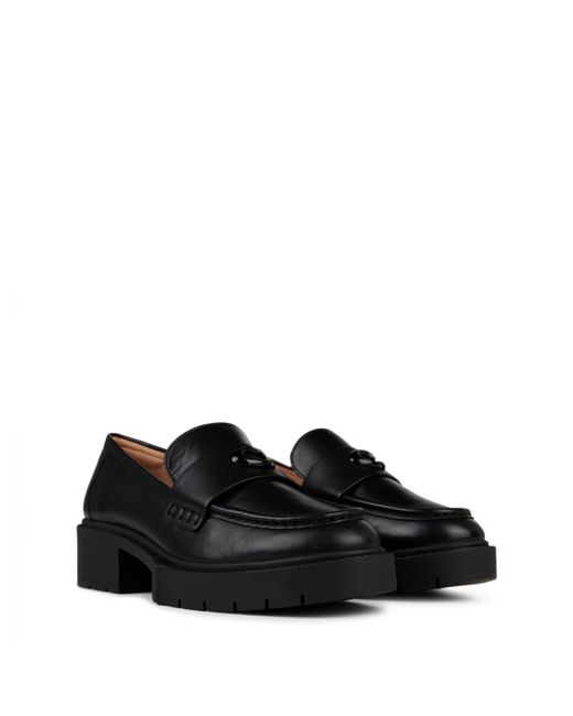 COACH Black Leah Loafer