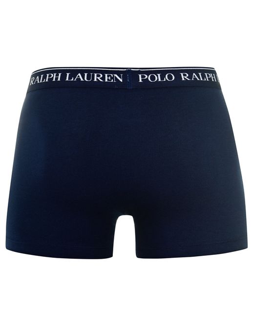 Polo Ralph Lauren Blue 3-Pack Cotton Trunks for men
