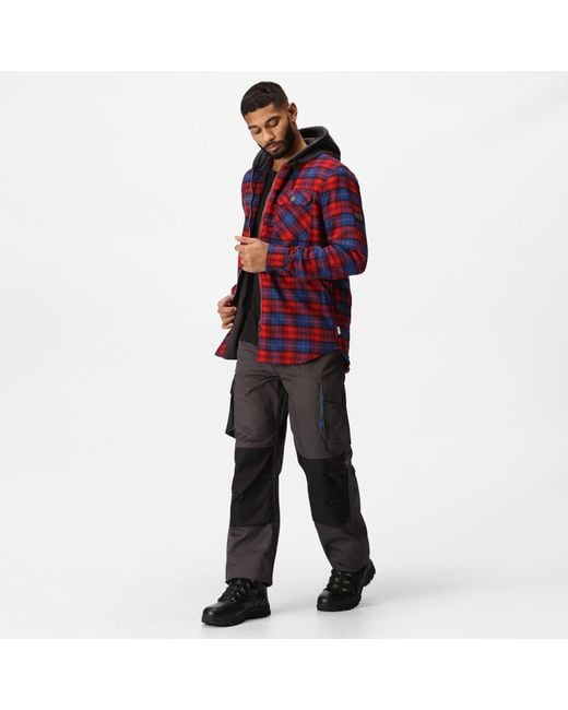 Regatta Red Siege Workwear Shirt Jacket for men