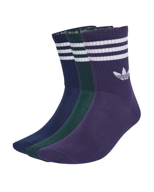 Adidas Originals Blue Adidas 3 Pk 3 Stripe Sn64 for men