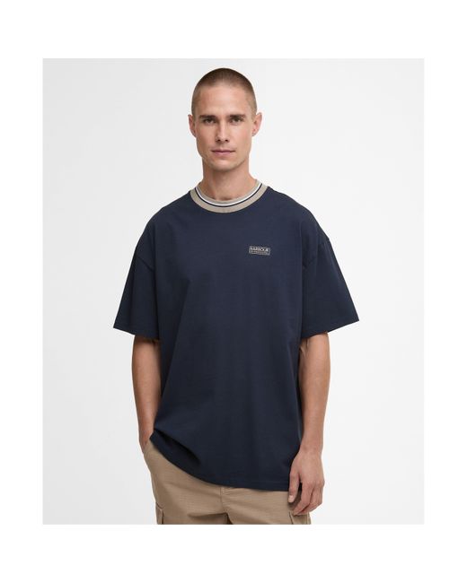Barbour Blue Oversized T-Shirt for men