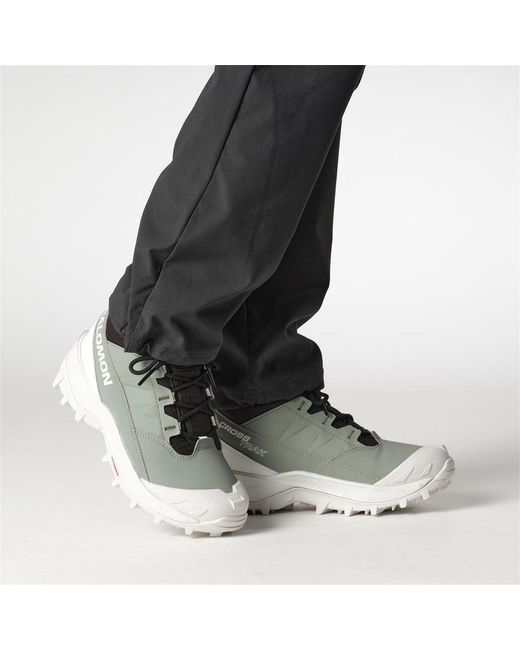 Salomon Gray Crosstrak Waterproof Winter Boots