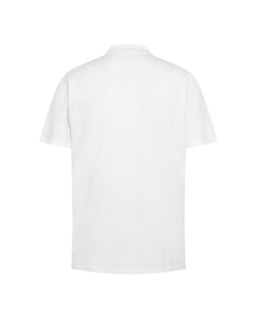 HUGO White Short Sleeve Polo Shirt for men