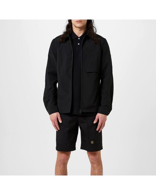 Belstaff Black Path Long Sleeve Overshirt for men