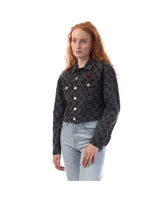 DKNY Black Denim Jacket