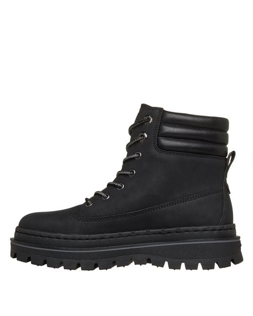 Skechers Black Jammers Flat Ankle Boots