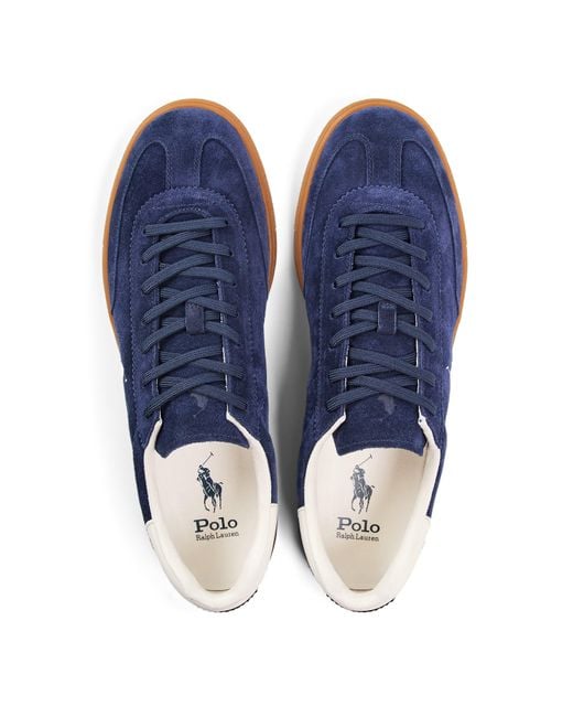 Polo Ralph Lauren Blue Bedford Low-Top Trainers for men