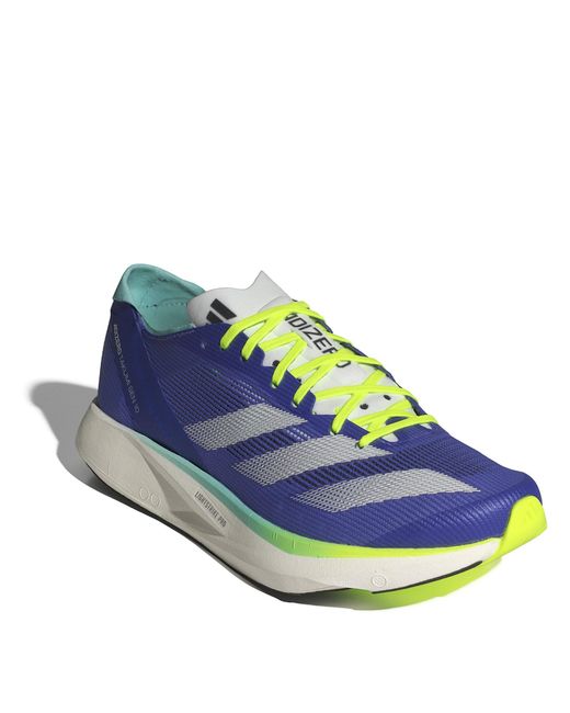 Adidas Blue Adizero Takumi Sen 10 Running Shoes