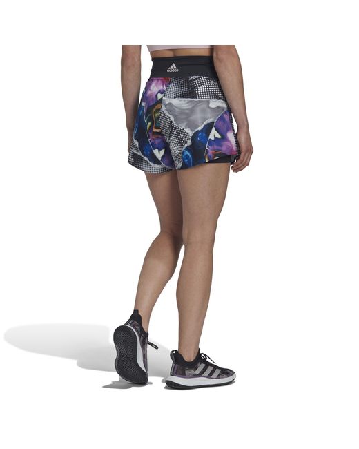 Adidas Blue Tennis U.S. Series Ergo Printed Shorts