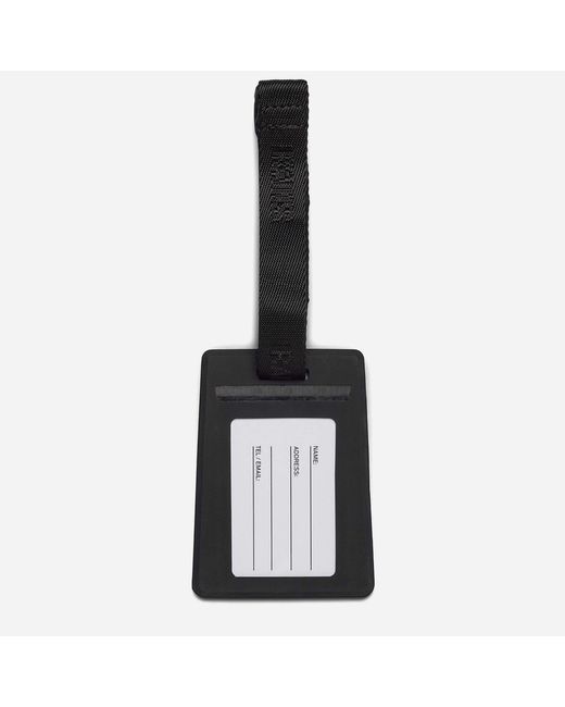 Rains Black Travel Luggage Tag