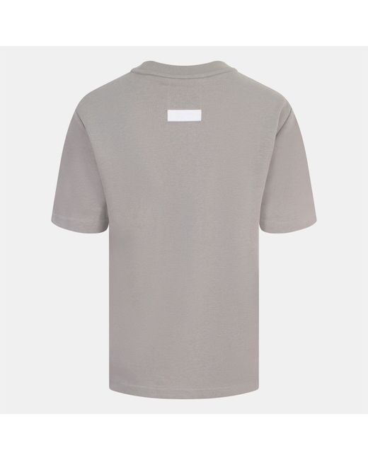 Blank Essentials Gray Blank Arched Print Puff T-Shirt Ladies