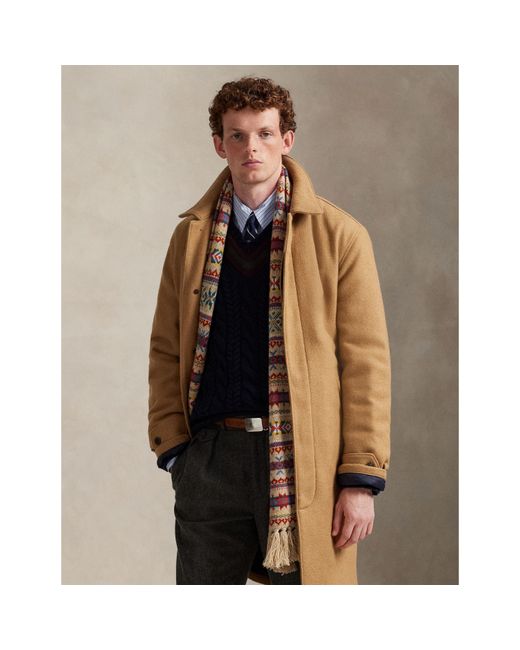 Polo Ralph Lauren Brown Walking Trench Coat for men