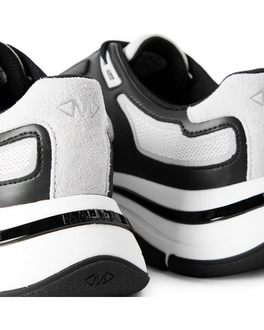 Mallet Black Alton Low-Top Trainers for men