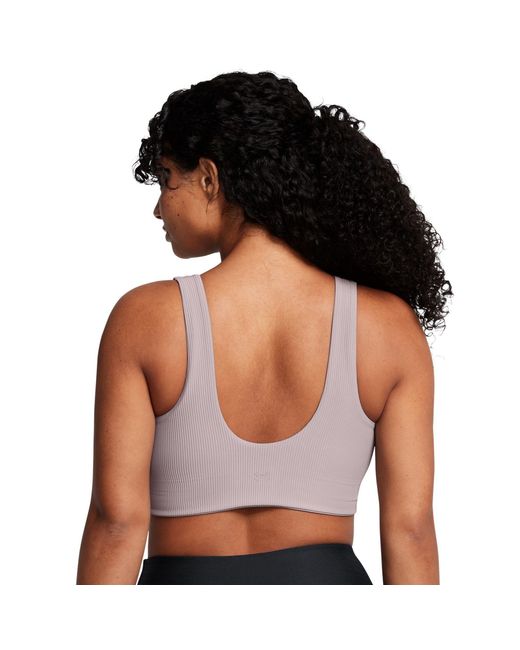 Under Armour Gray Rib Low Impact Sports Bra