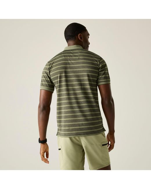 Regatta Green Kildra Sweat-Wicking Polo Shirt for men
