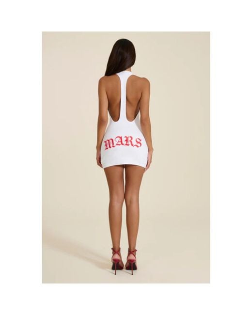 Mars the Label Natural Mtl Emb Dress Ld64